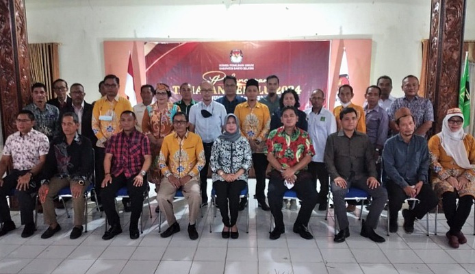KPU Launching Tahapan Pemilu 2024, Pj Bupati Barsel