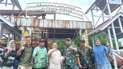 Danrem 091/Aji Surya Natakesuma (ASN) dalam hal ini diwakili oleh Kasi Teritorial Kasrem 091/ASN Kolonel Inf Ricardo Siregar SH.M.Tr Han meresmikan Program Penyediaan Air Bersih Bagi Keluarga Beresiko Stunting yang merupakan Program TNI AD Manunggal Air Bersih (TMAB) 2024 di Pulau Gusung Rt 03 Kel. Guntung Kec. Bontang Utara Kota Bontang